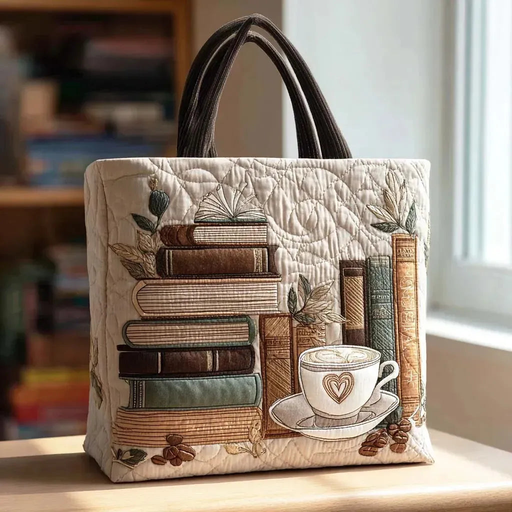 Handgemachte Schultertasche in Kaffee – Bild 1