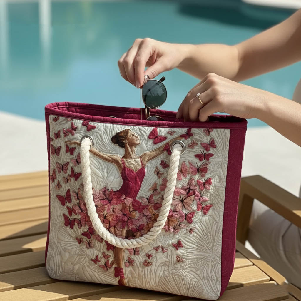 Handgemachte Strandtasche | Ballerina – Bild 3