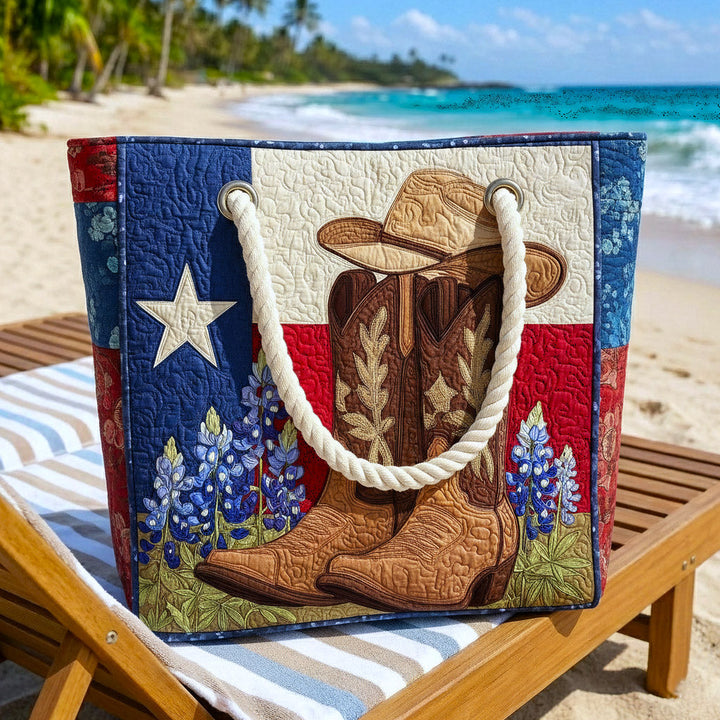 Handgemachte Strandtasche | Texas Stolz – Bild 2