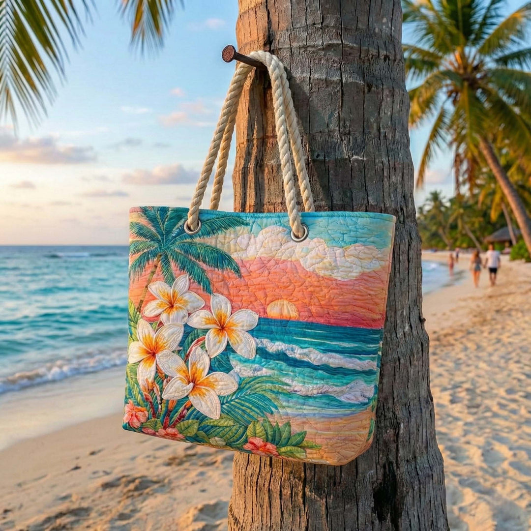 Handgemachte Strandtasche | Tropischer Geist – Bild 1