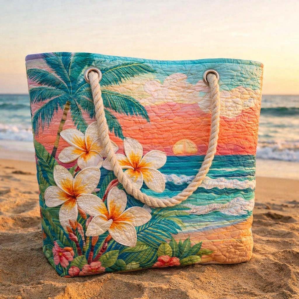 Handgemachte Strandtasche | Tropischer Geist – Bild 2