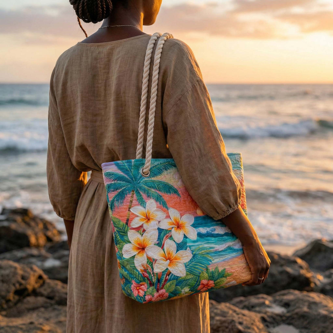 Handgemachte Strandtasche | Tropischer Geist – Bild 3