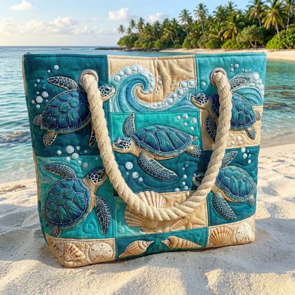 Handgemachte Strandtasche | Turtle Bay – Bild 2