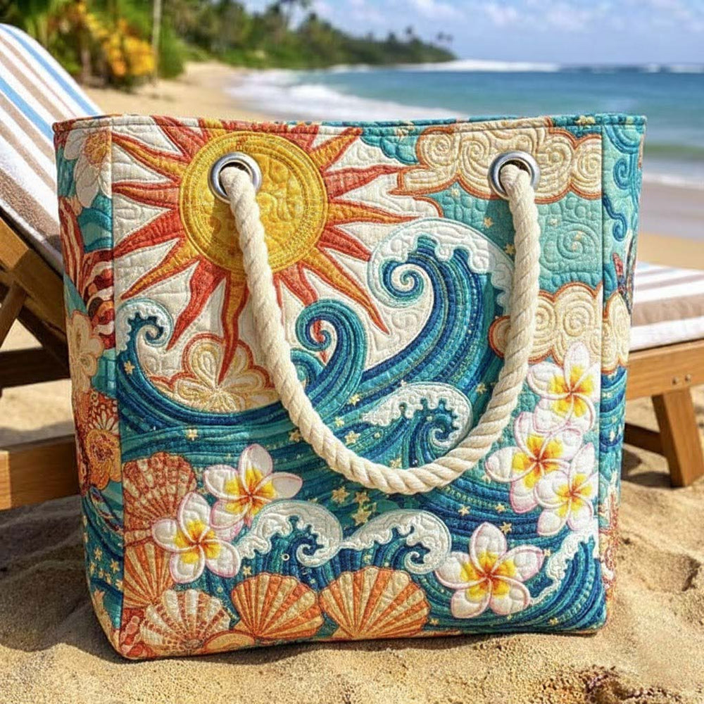 Handgemachte Strandtasche | Warm Halo – Bild 2