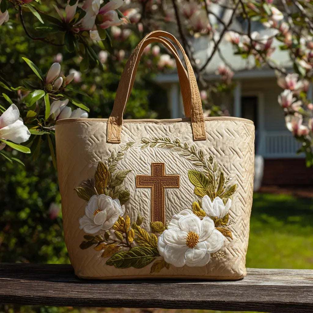 Handgemachte Tasche mit dem Heiligen Kreuz – Bild 1