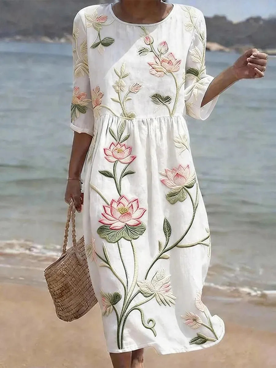 Elena – Sommerliches Blumenkleid – Bild 1