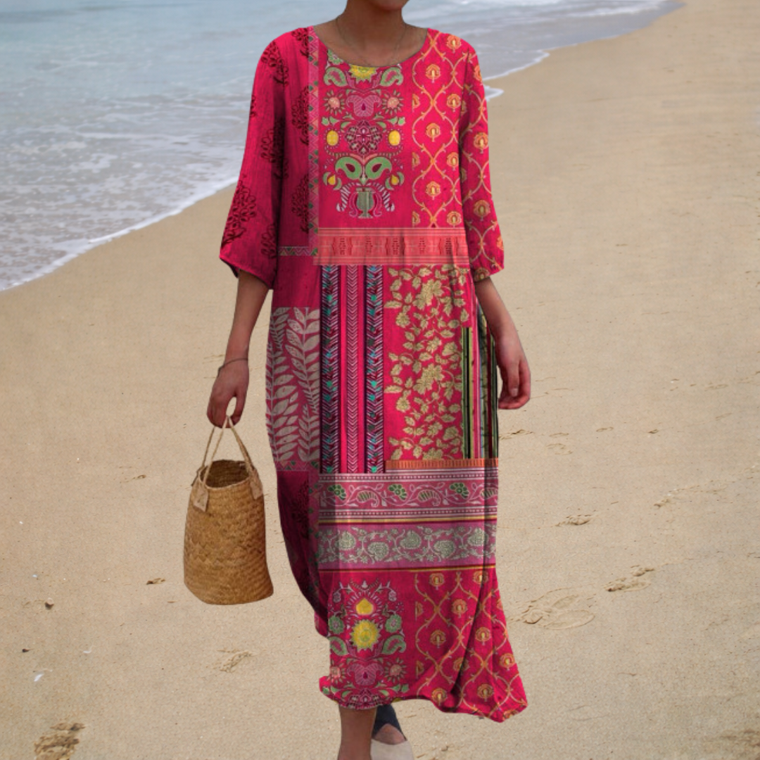 Lene – Fließendes Maxikleid – Bild 1