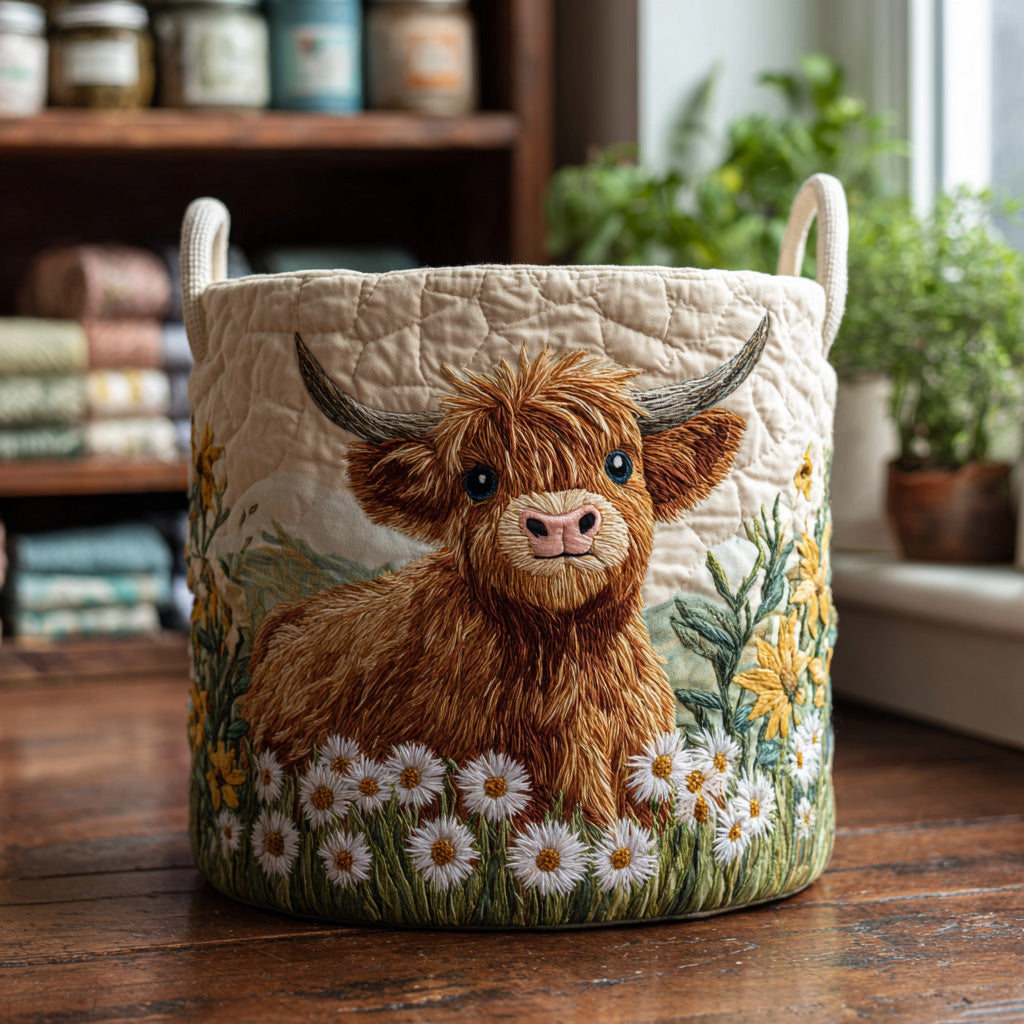 Highlands Charm | Handgefertigter Wäschekorb – Bild 1