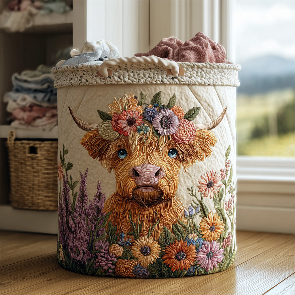 Highlands Charm | Handgefertigter Wäschekorb – Bild 3
