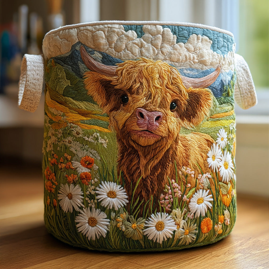 Highlands Charm | Handgefertigter Wäschekorb – Bild 4