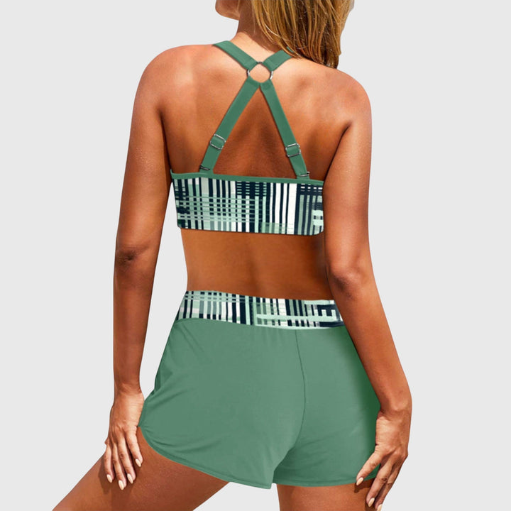 Charlotte – Gestreifter High-Waist-Bikini – Bild 3
