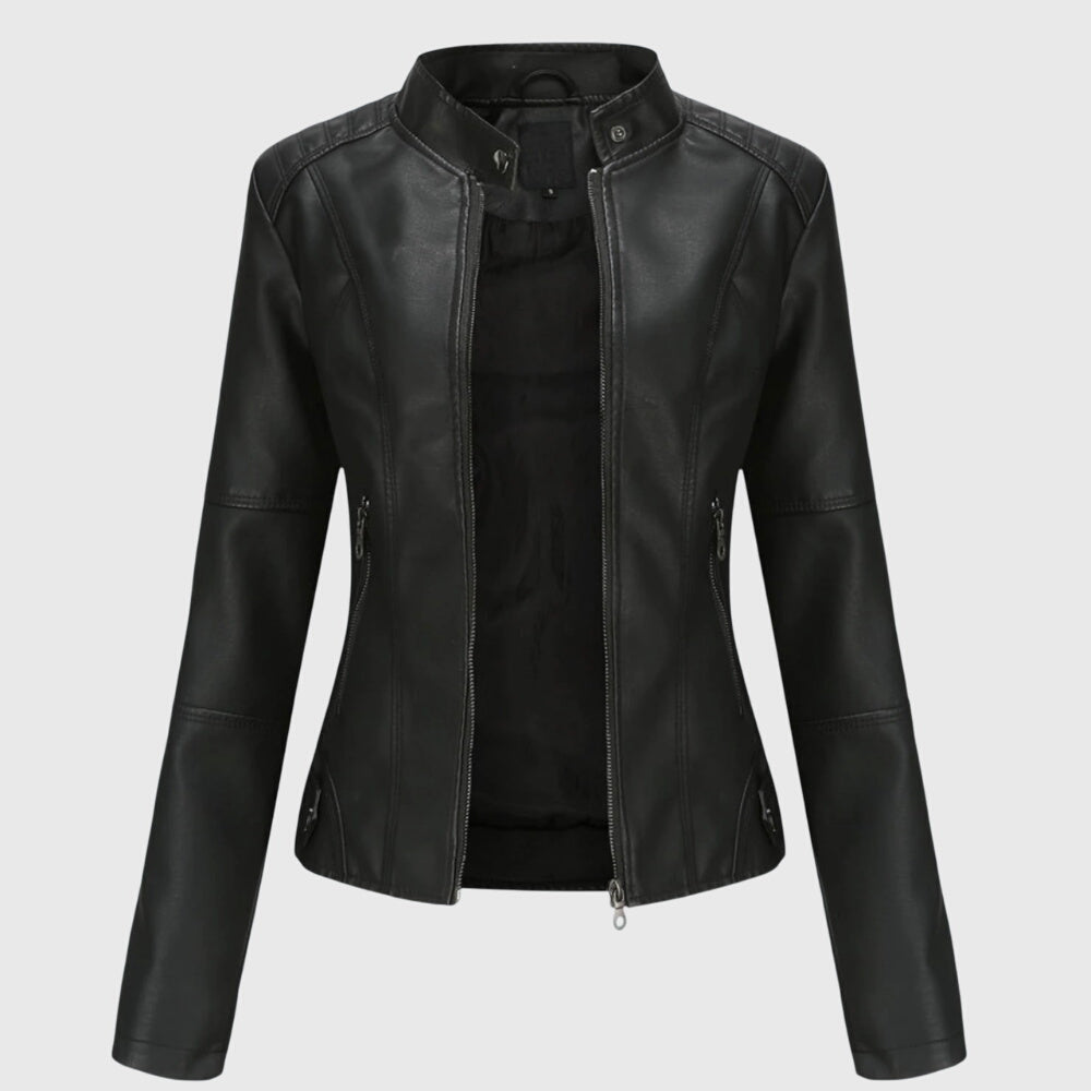 Helene – Jacke in Lederoptik – Bild 1