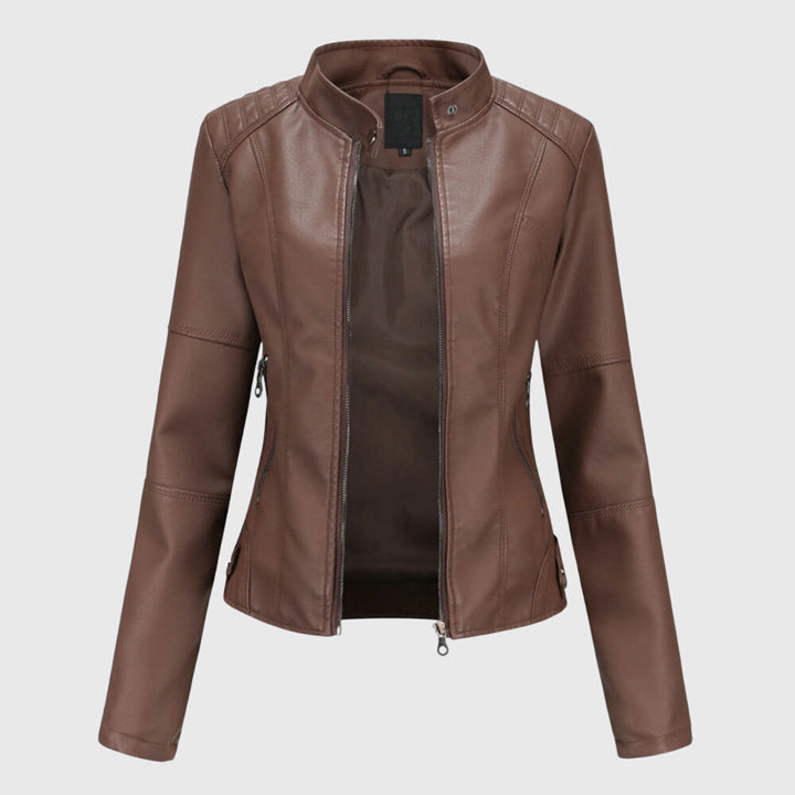 Helene – Jacke in Lederoptik – Bild 2