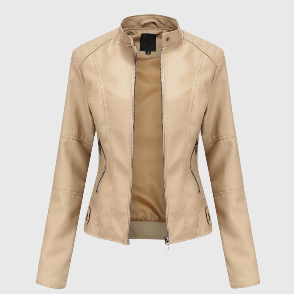 Helene – Jacke in Lederoptik – Bild 4