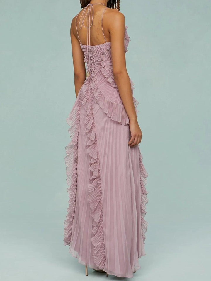 Juna – Langes Kleid mit Schlitz – Bild 3