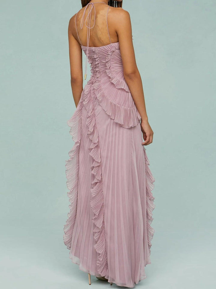 Juna – Langes Kleid mit Schlitz – Bild 5