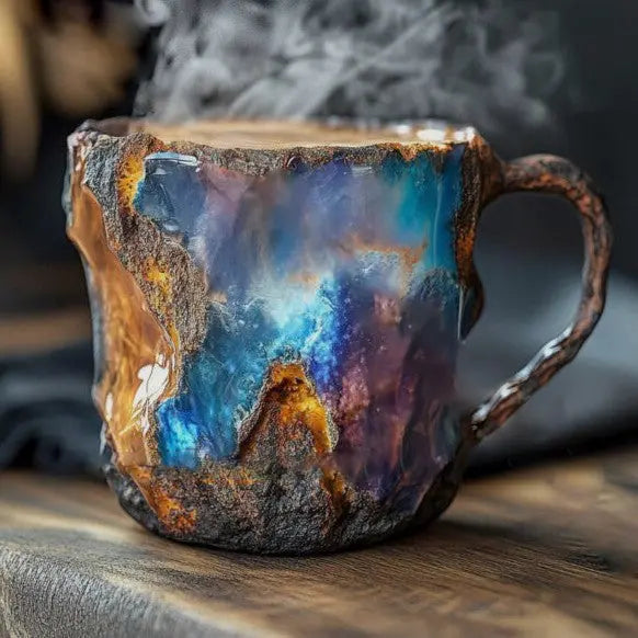 Kaffeetassen mit integrierten Mineralienkristallen – Bild 2