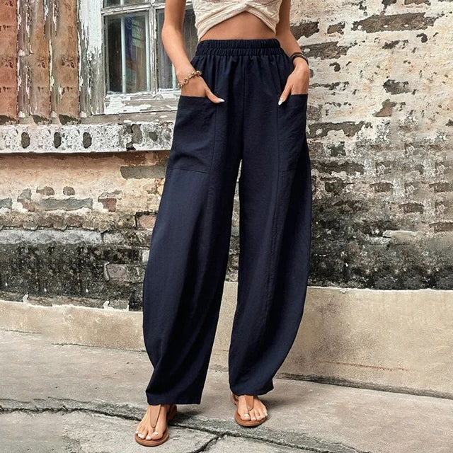 Alina – Fließende Stoffhose – Bild 5