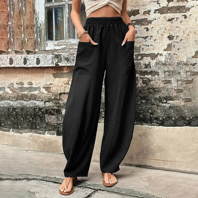Alina – Fließende Stoffhose – Bild 8