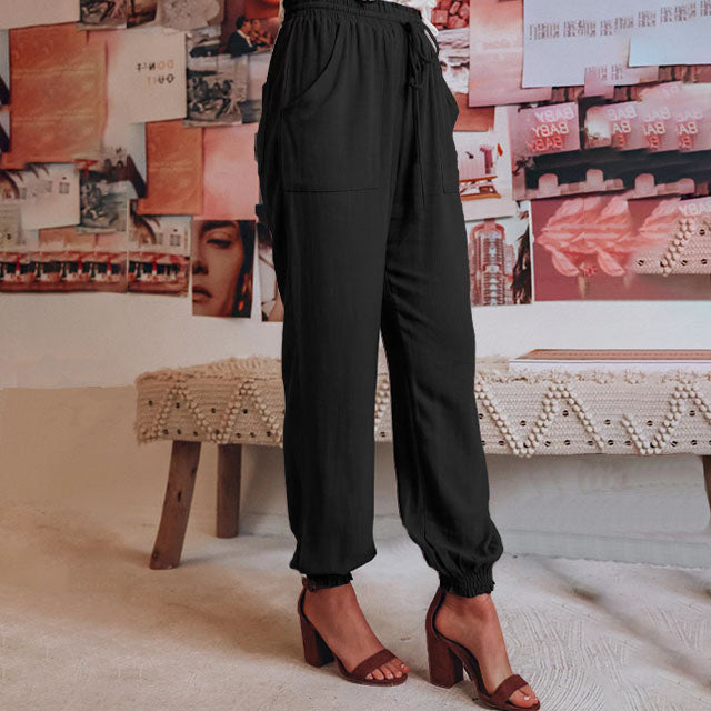 Josefine – Elegante Hose mit Kordel – Bild 3