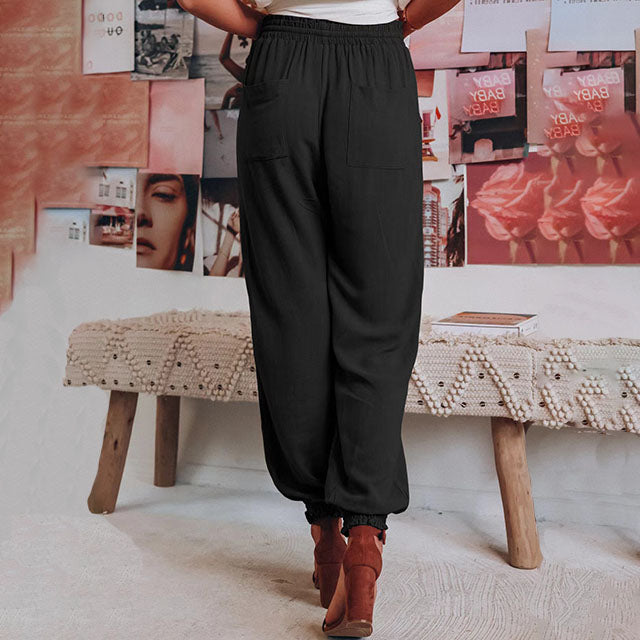 Josefine – Elegante Hose mit Kordel – Bild 4