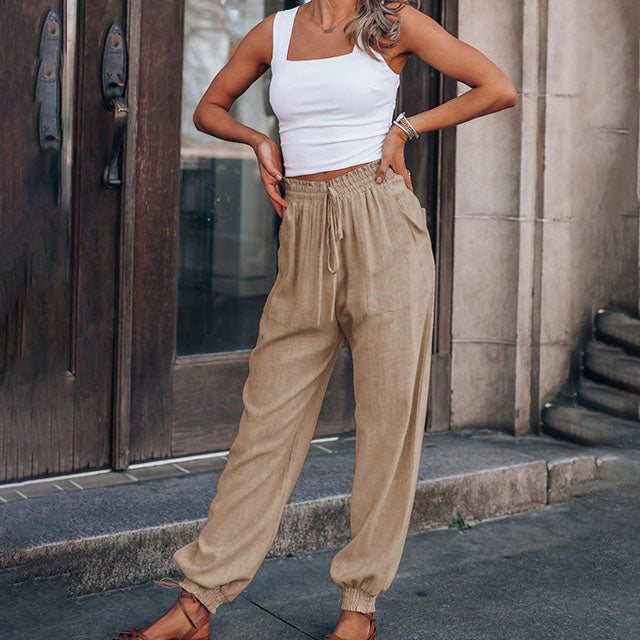 Josefine – Elegante Hose mit Kordel – Bild 5