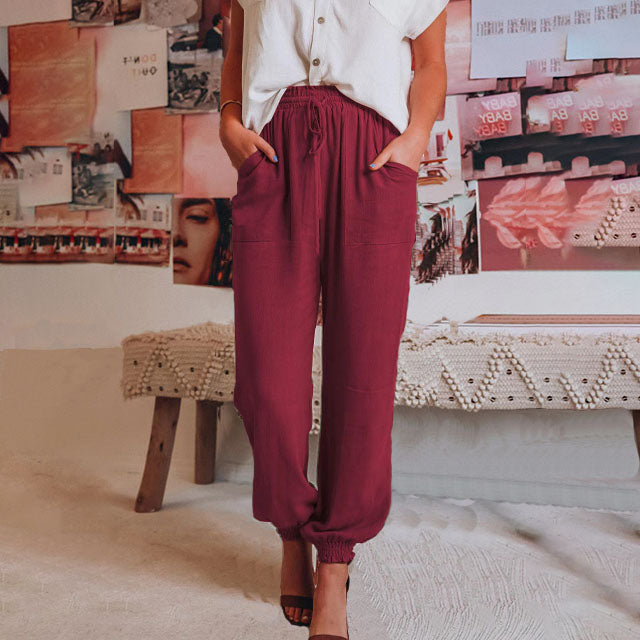 Josefine – Elegante Hose mit Kordel – Bild 8