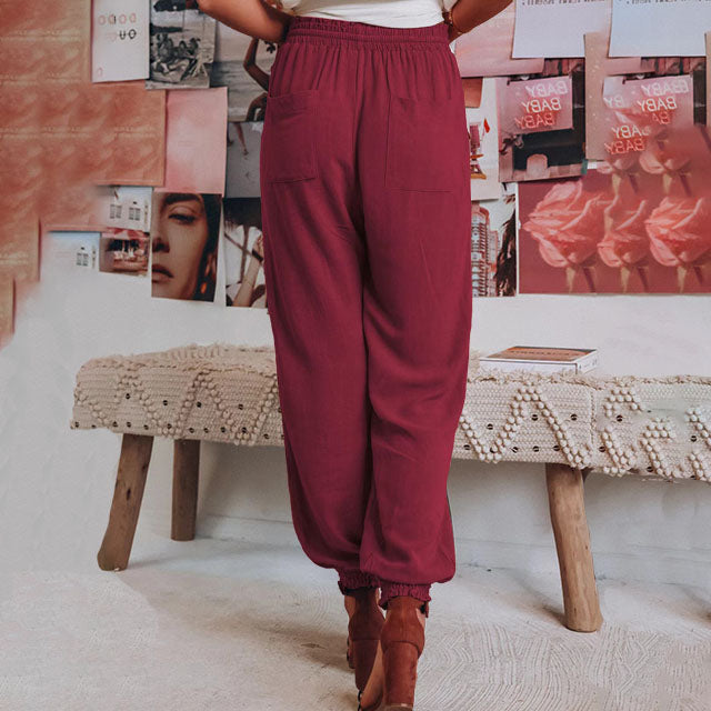 Josefine – Elegante Hose mit Kordel – Bild 10