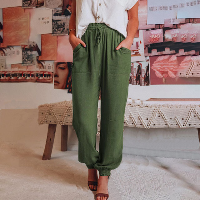 Josefine – Elegante Hose mit Kordel – Bild 14