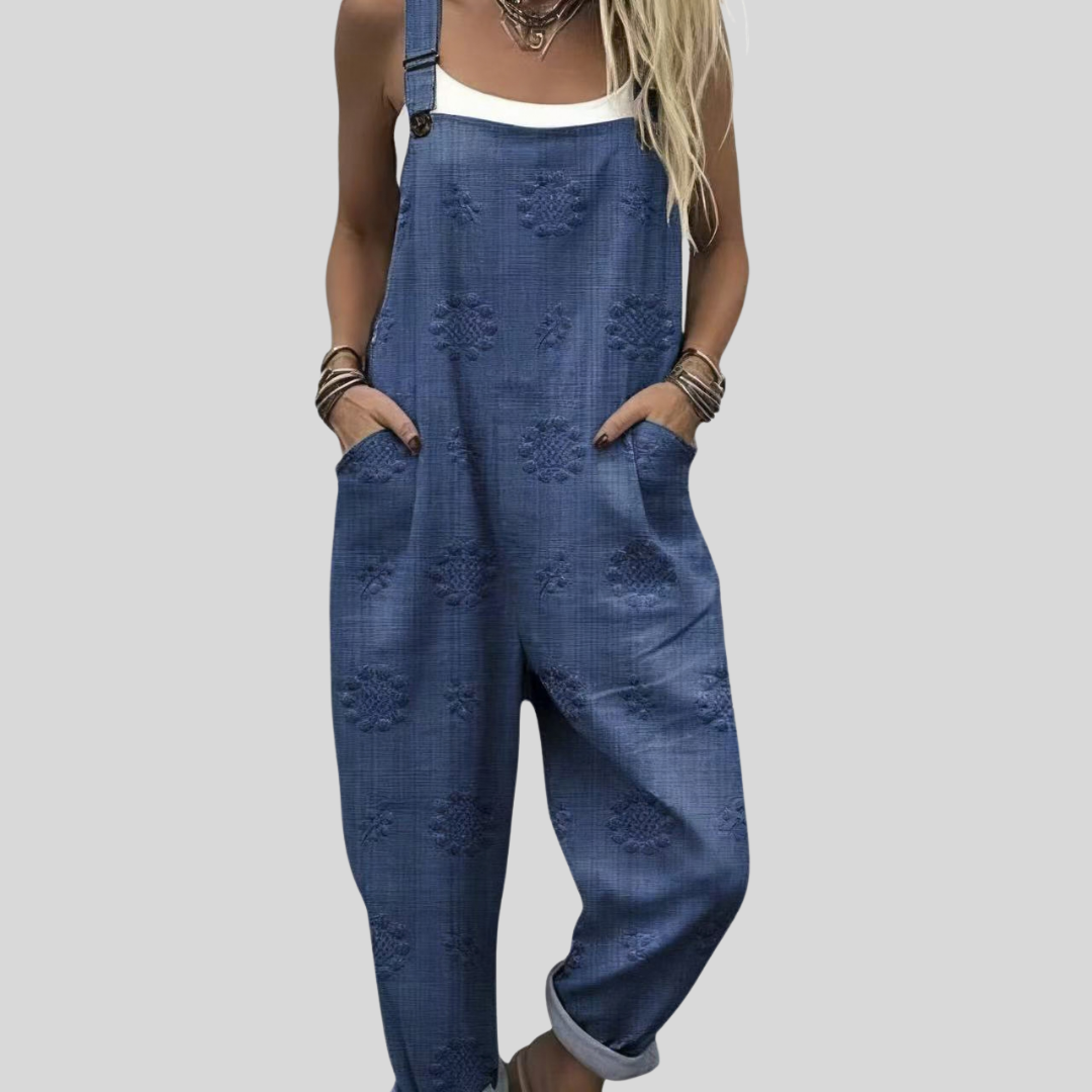 Amelie – Latzhose in Jeansblau – Bild 1