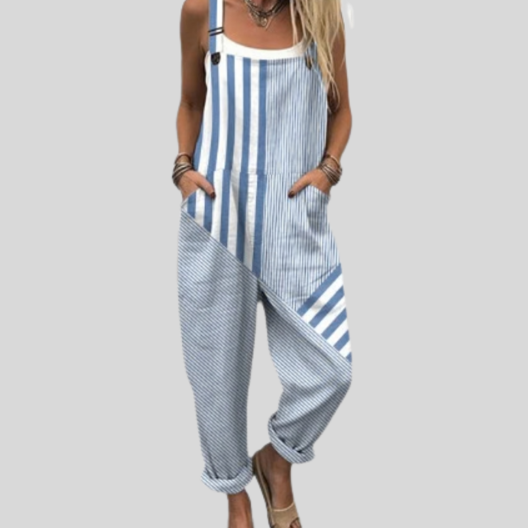 Alina – Gestreifte Latzhose – Bild 1