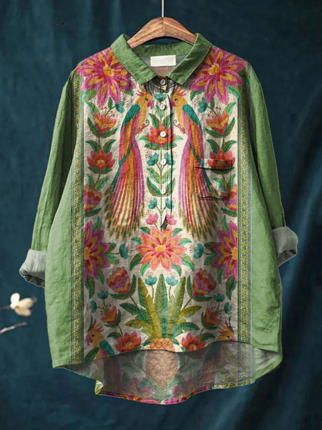 Selma – Nostalgisches Blumenshirt – Bild 1