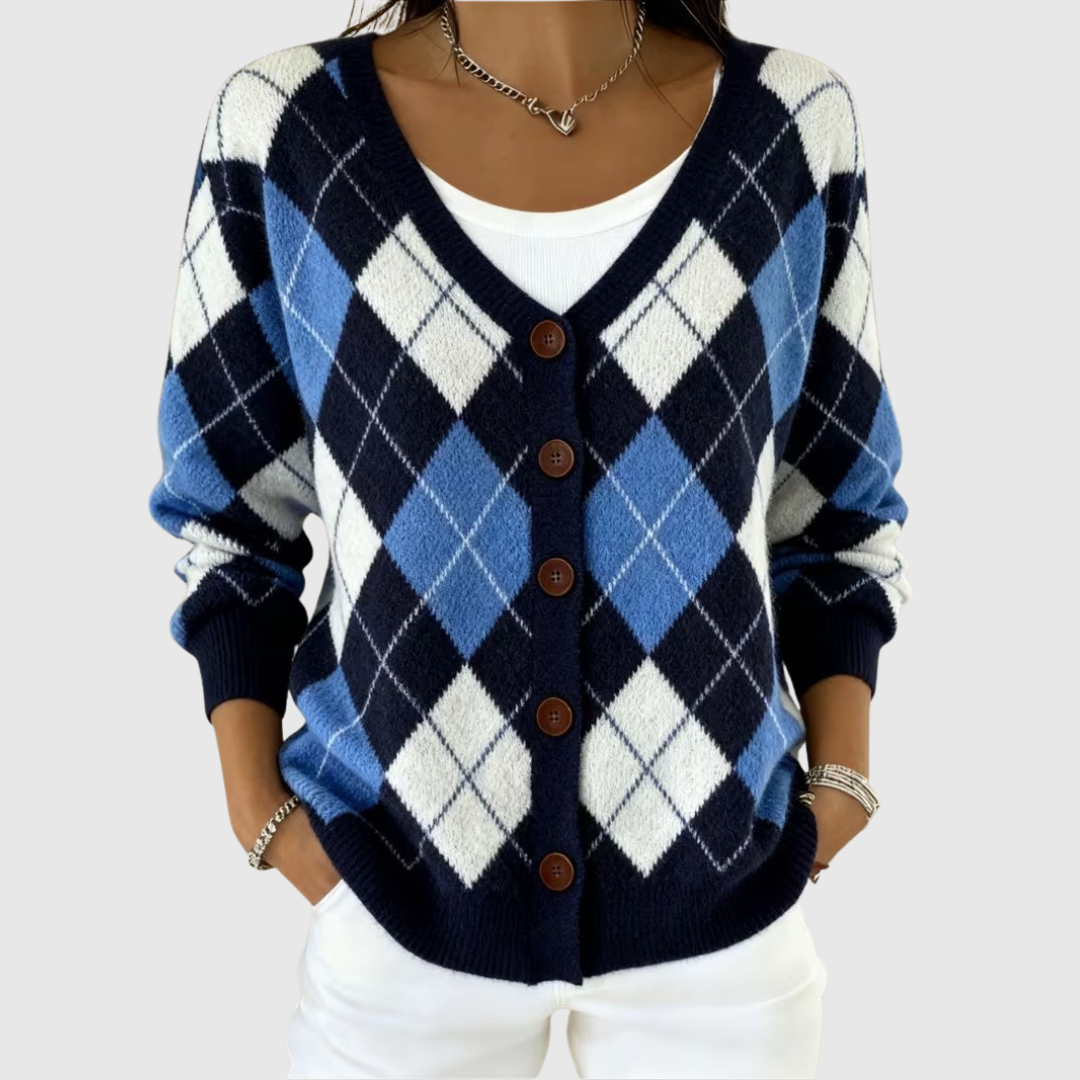 Frieda – Weicher Strickcardigan mit Knöpfen – Bild 1
