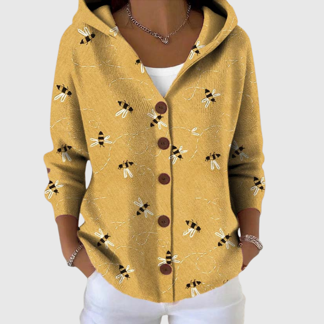 Helene – Gemütlicher Strickcardigan mit Kapuze – Bild 1