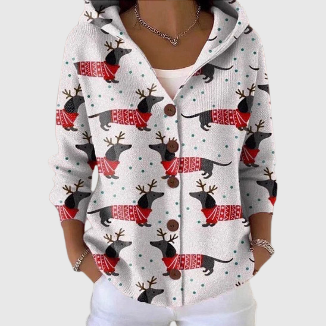 Katharina – Weicher Kapuzencardigan – Bild 1
