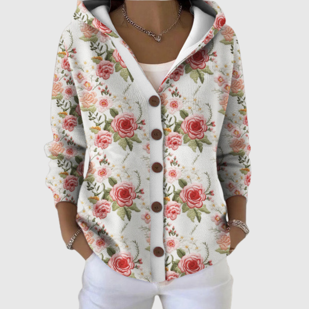 Magdalena – Behaglicher Kapuzen-Strickcardigan – Bild 1