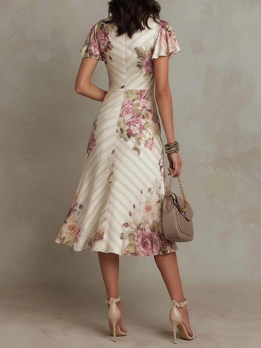 Leni – Midikleid in Satin-Optik – Bild 2