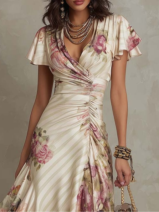 Leni – Midikleid in Satin-Optik – Bild 3