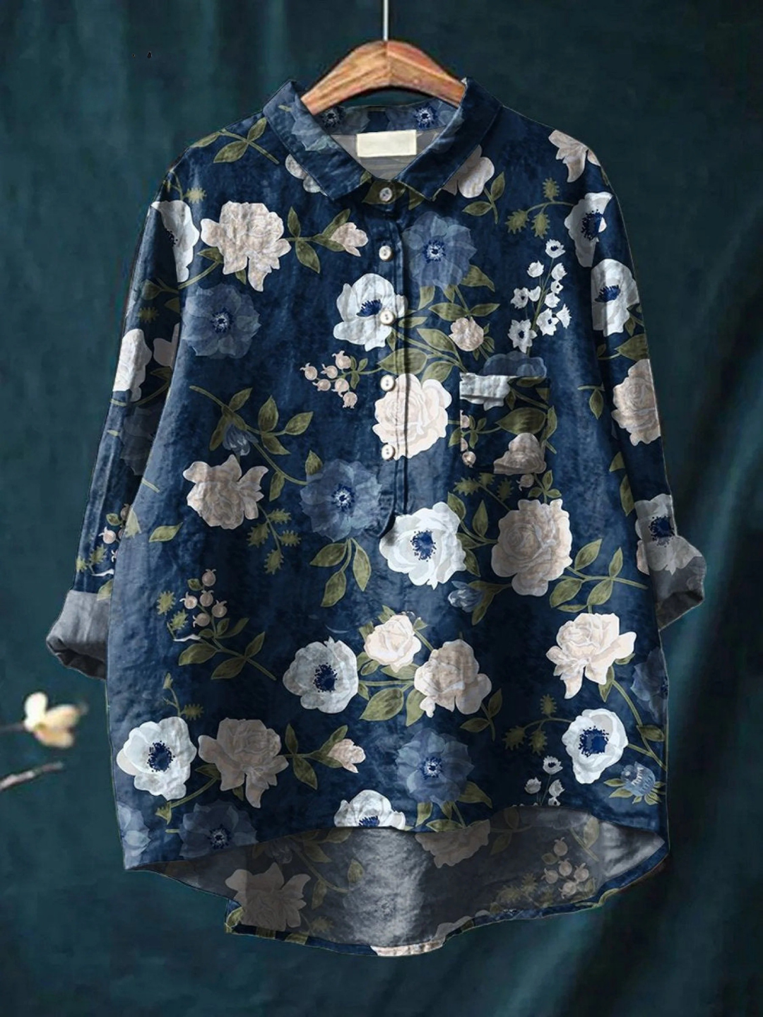 Martha – Blumige Sommerbluse – Bild 1