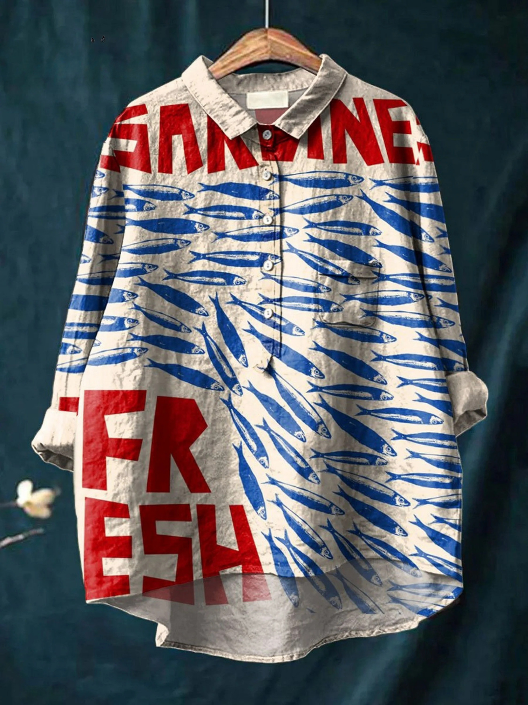 Paula – Maritimes Kunstshirt – Bild 1