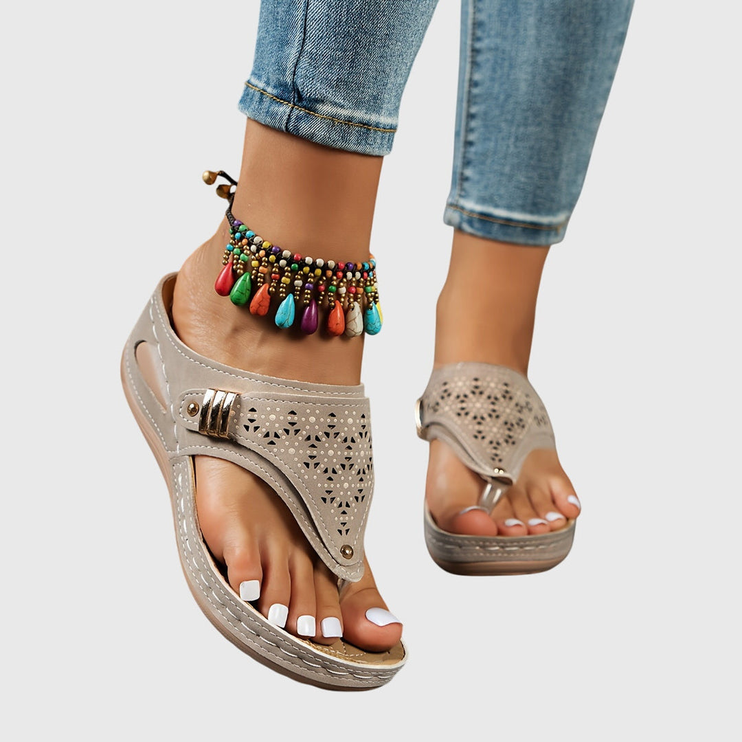 Rose – Bequeme Zehentrenner-Sandalen – Bild 7