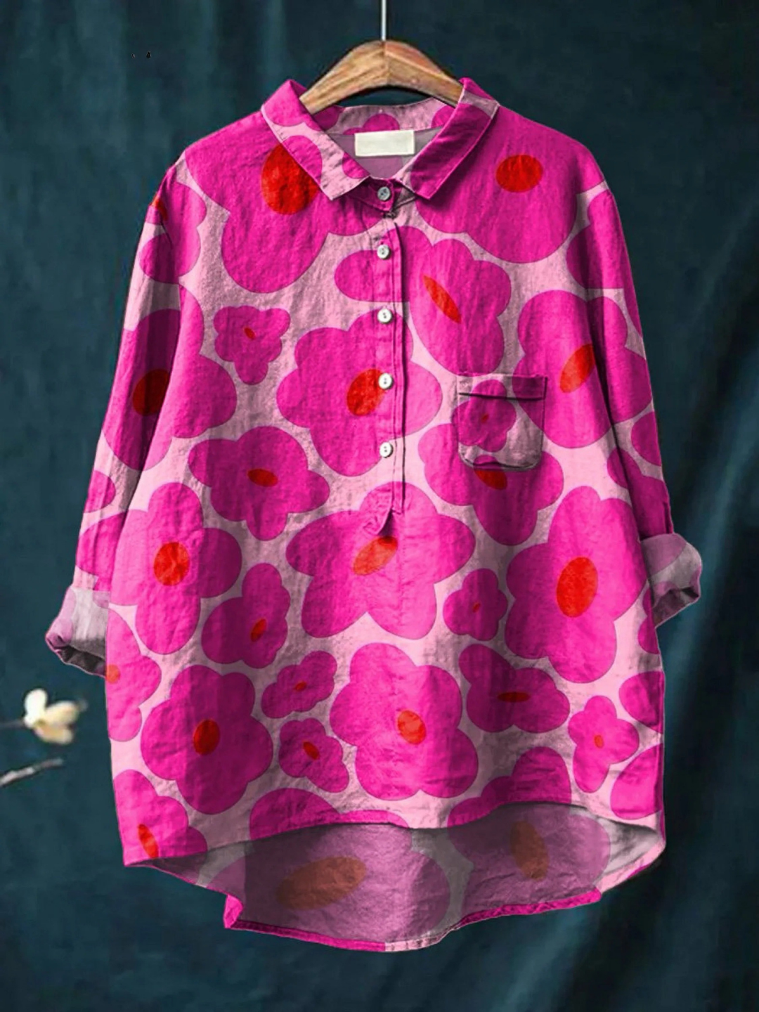 Tessa – Leuchtende Rosa-Bluse – Bild 1