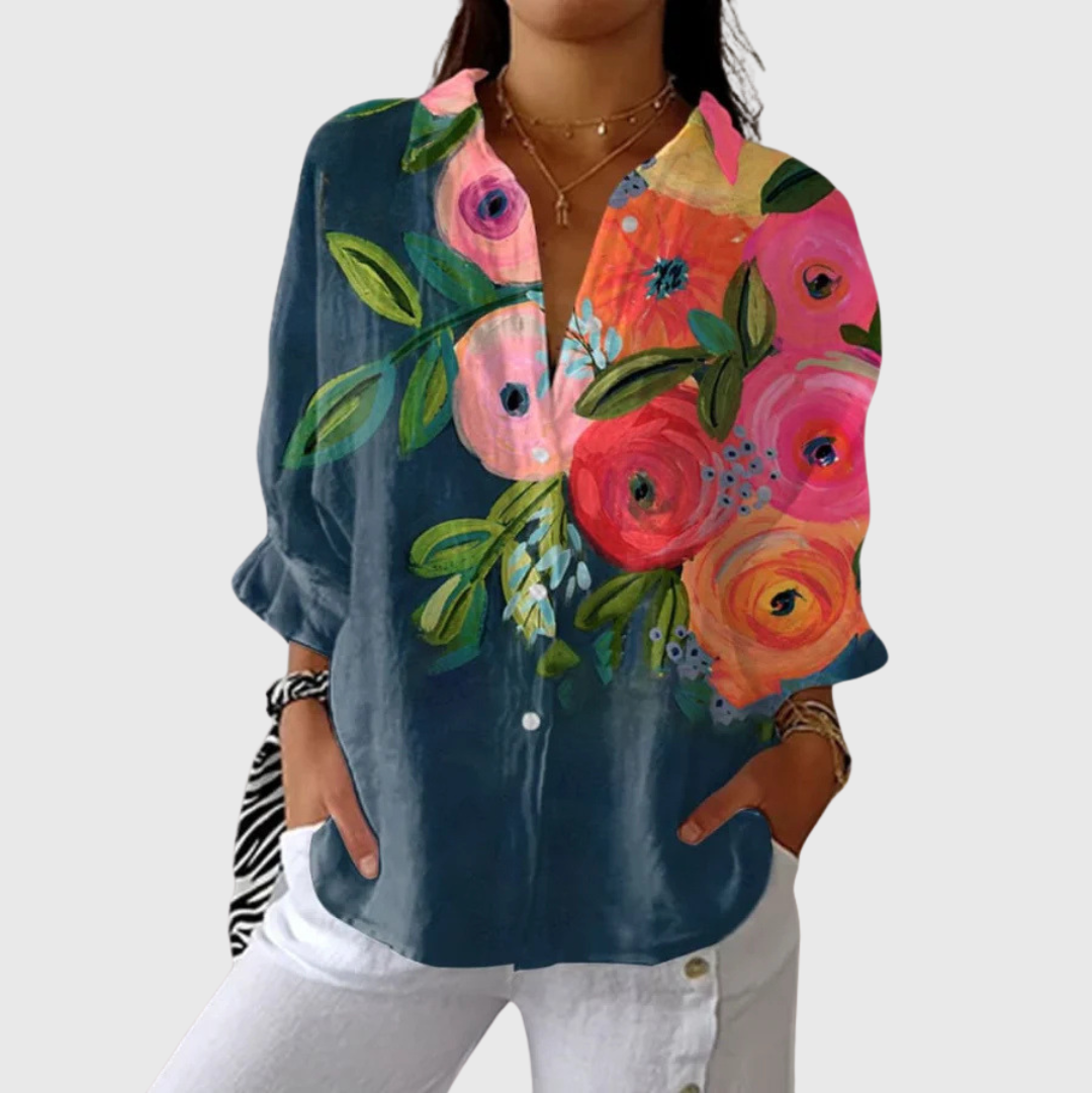 Lisbeth – Charmante Print-Bluse – Bild 1