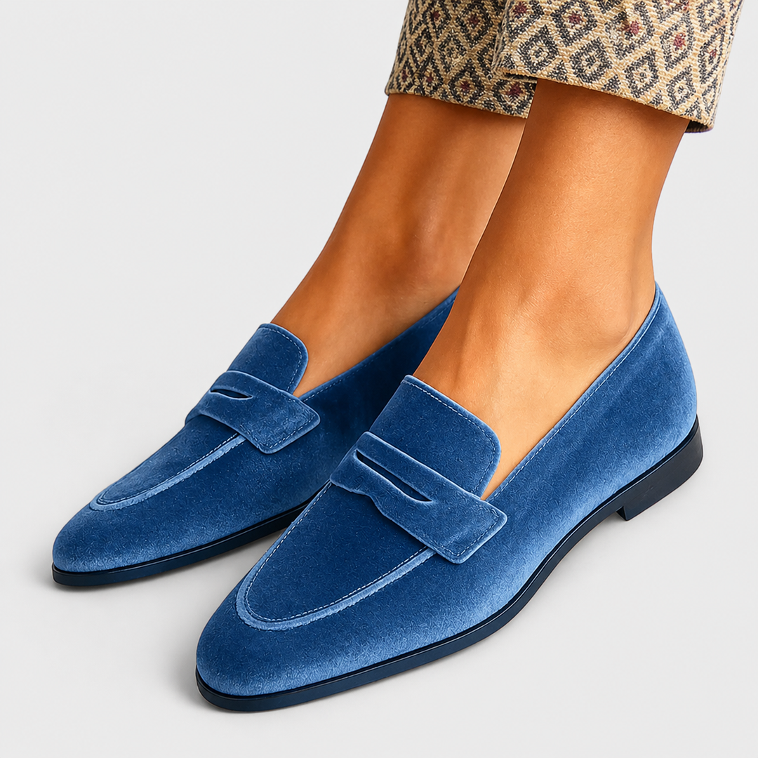 Louise – Weiche Samt-Loafer – Bild 1