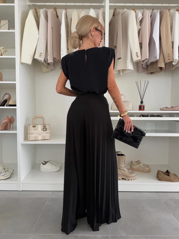 Amelie – Elegantes Plissee-Ensemble – Bild 4