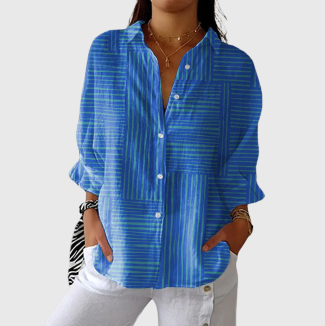 Anette – Sanfte Musterbluse – Bild 1