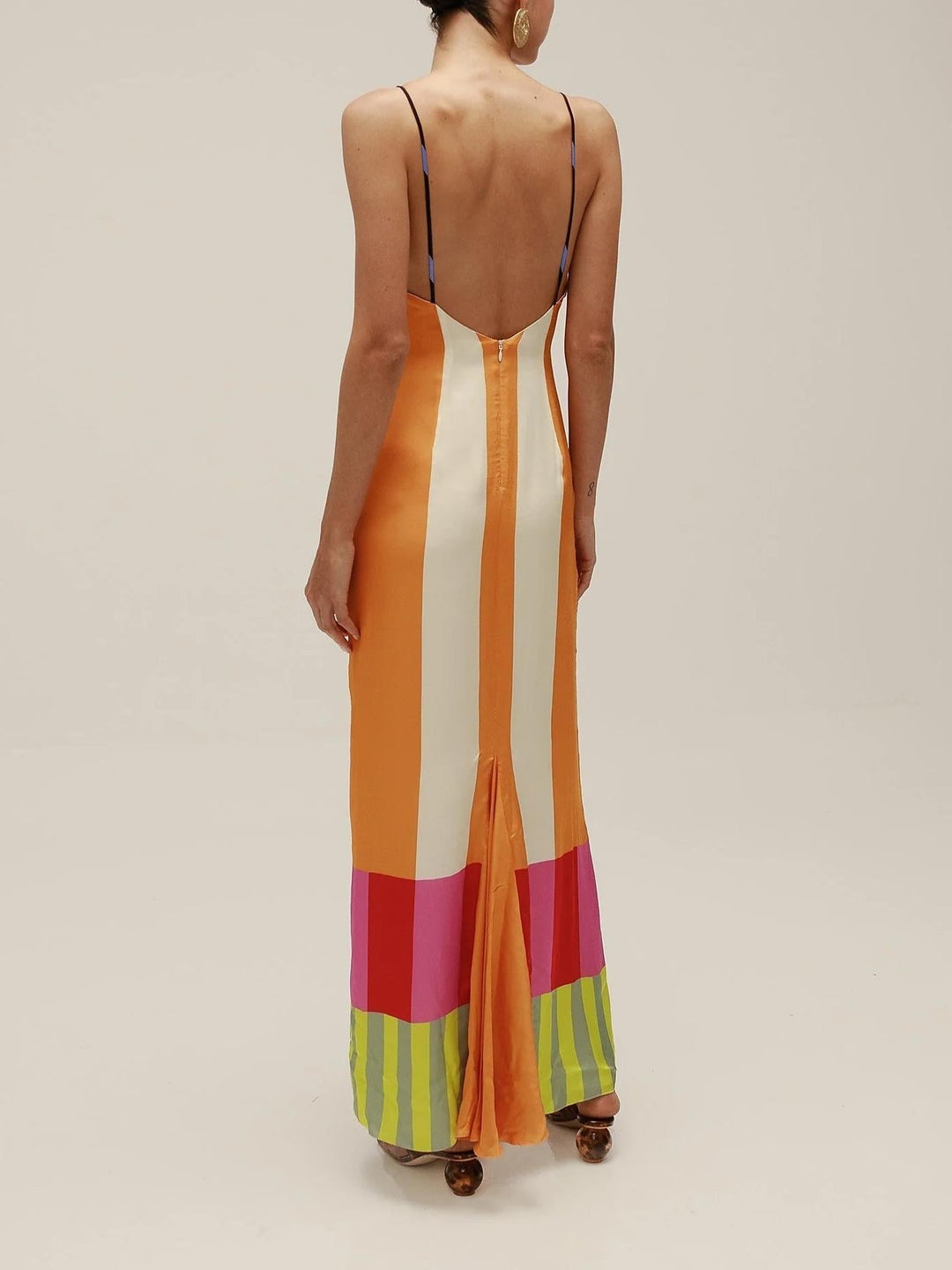 Imke – Farbenfrohes Streifenkleid – Bild 7