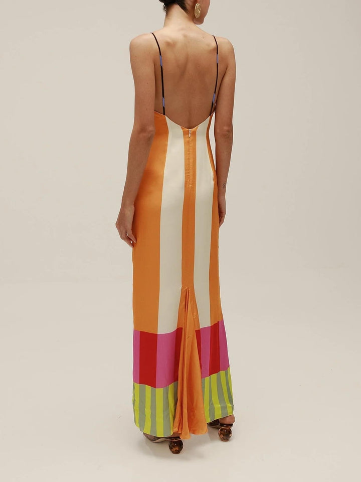 Imke – Farbenfrohes Streifenkleid – Bild 7