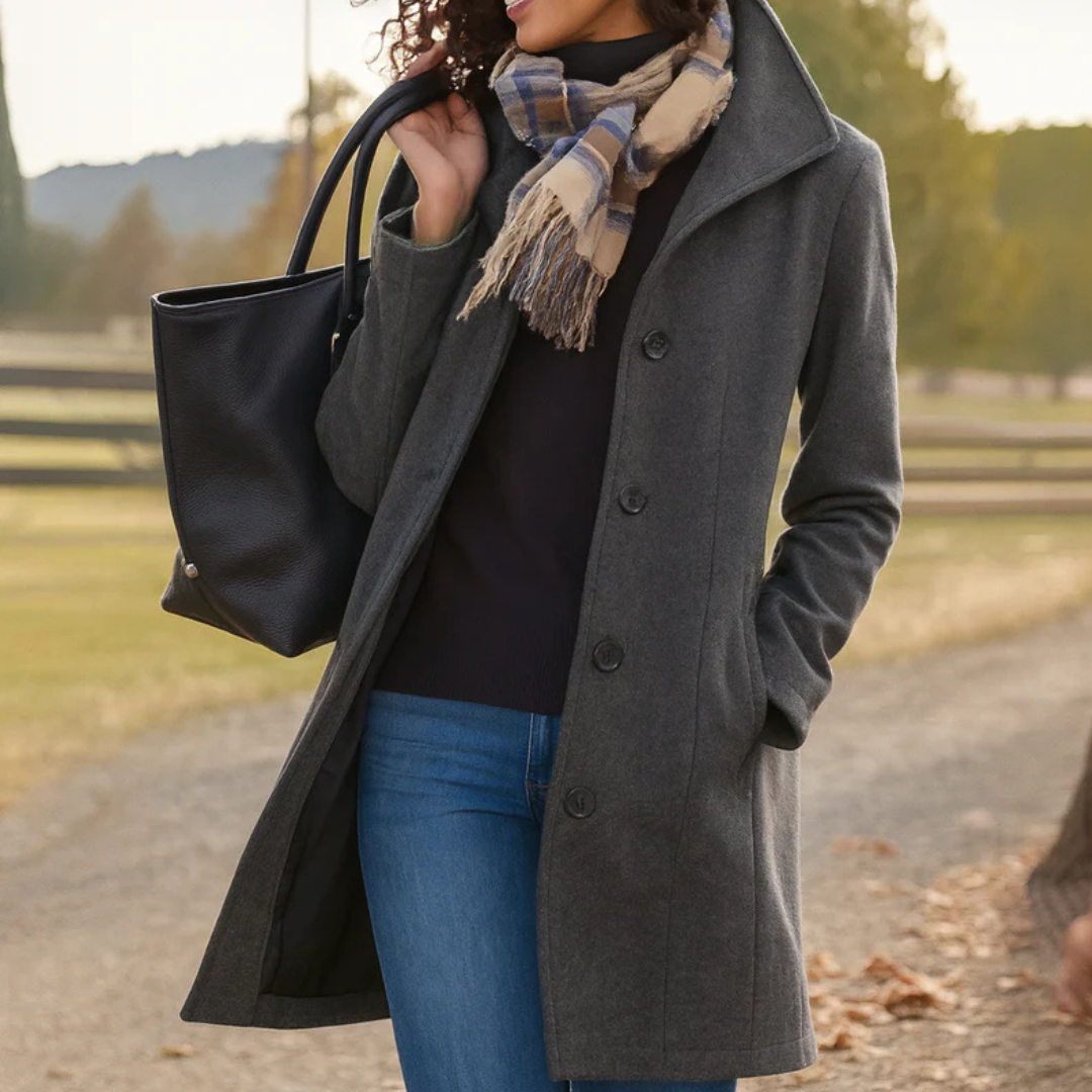 Selma – Mantel mit Knopfverschluss – Bild 3