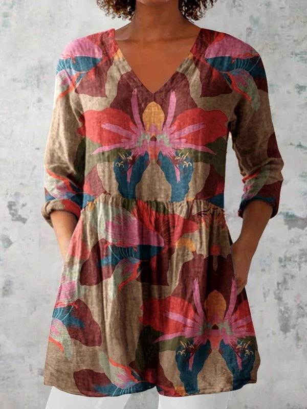 Marieke – Legere Lange Bluse – Bild 1